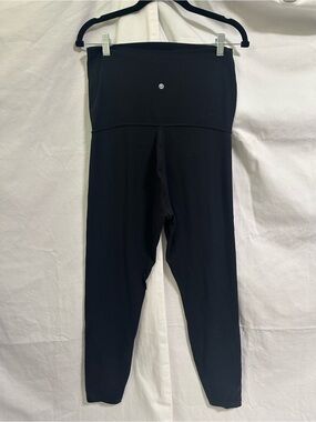 CRZ YOGA Maternity Black High-Waist Performance Leggings